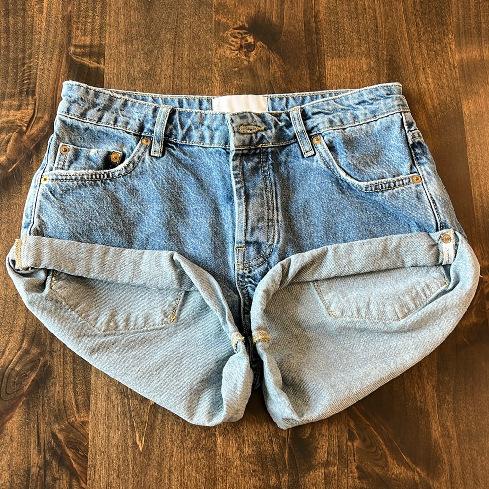 LIKE NEW One Teaspoon Mid-Rise Bandit Shorts